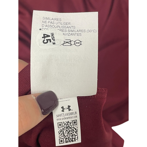 Under Armour UA Team Tech 1/4 Zip Long Sleeve Maroon Men's Sz L NWT - Picture 7 of 9